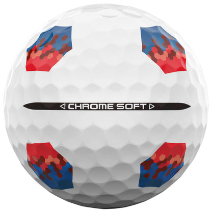 Callaway Chrome Soft TruTrack Golf Balls: White 12-Pack, Enhanced Alignment
