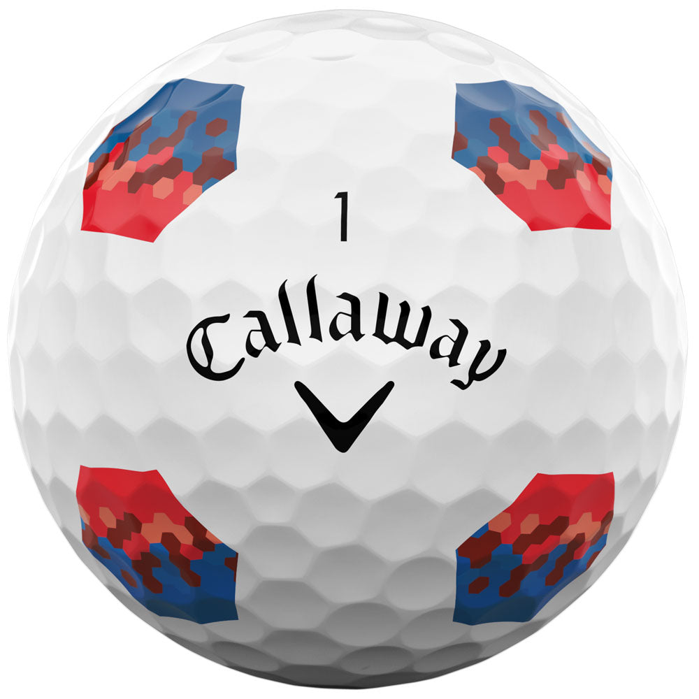 Callaway Chrome Soft TruTrack Golf Balls: White 12-Pack, Enhanced Alignment