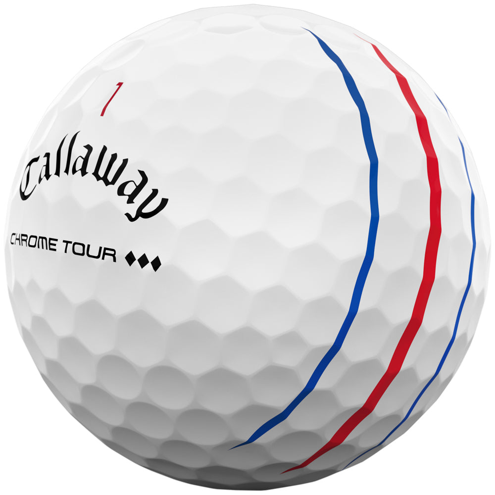 Callaway Chrome Tour TD Golf Balls: Precision Alignment, Speed, Control, 12-Pack