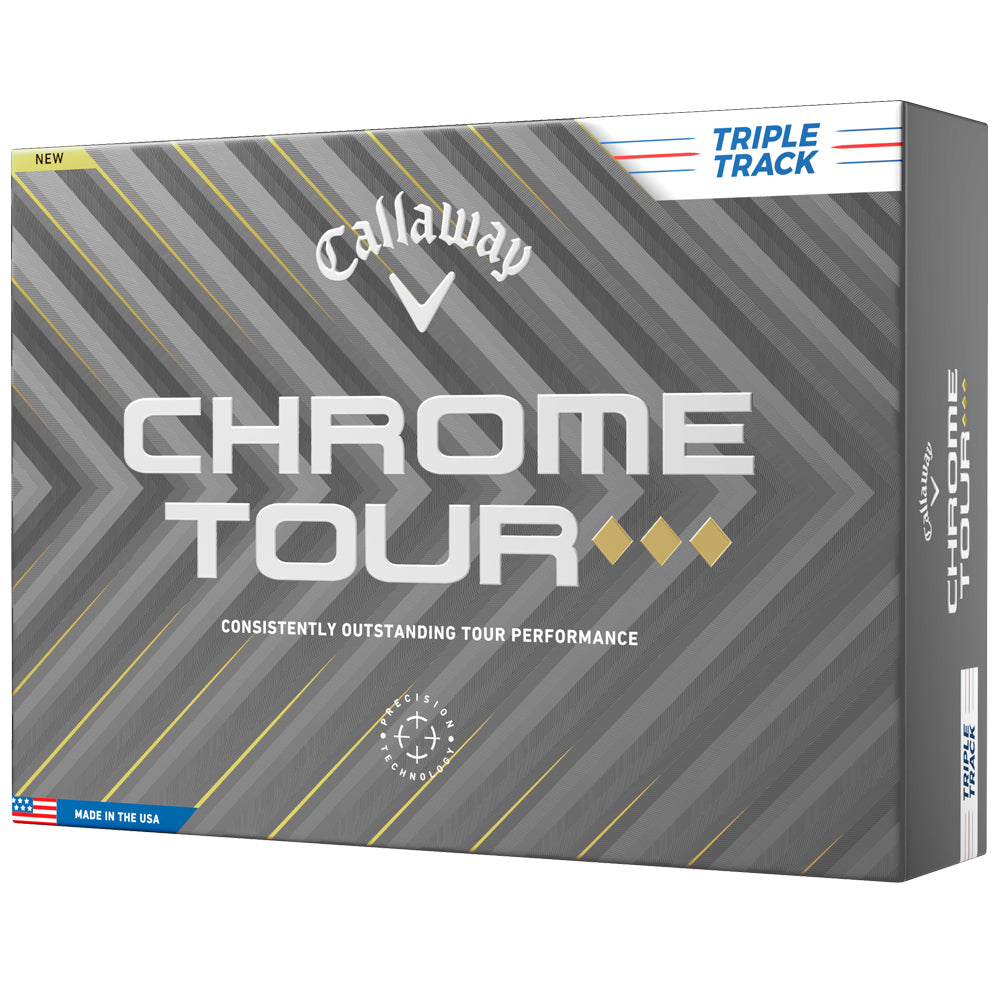 Callaway Chrome Tour TD Golf Balls: Precision Alignment, Speed, Control, 12-Pack